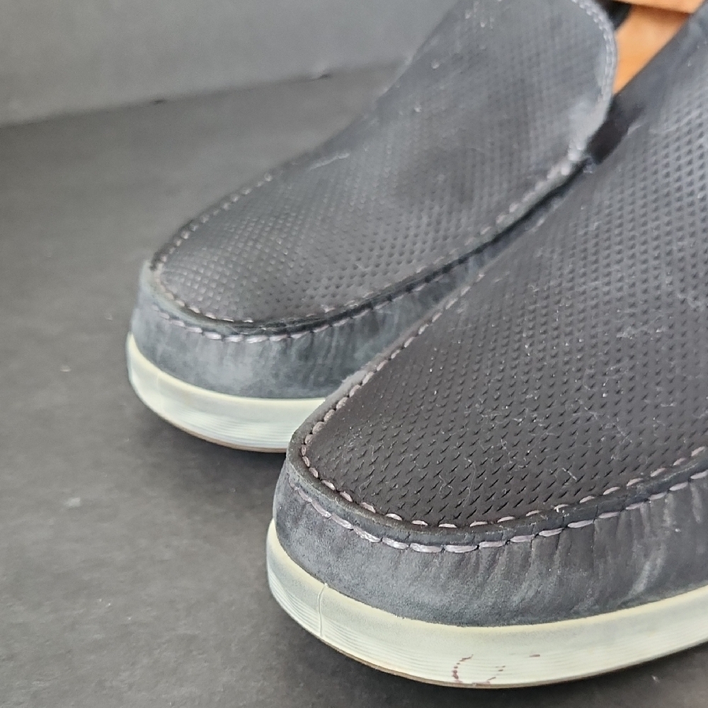 Ecco Loafers Black Mens Size 10-10.5 - Picture 2 of 7